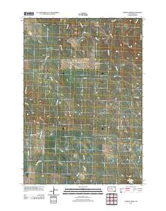 Lemmon Creek 2012 topographic map thumbnail