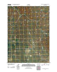 Iron Shell Flat West 2012 topographic map thumbnail