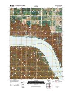 Lucas NW 2012 topographic map thumbnail