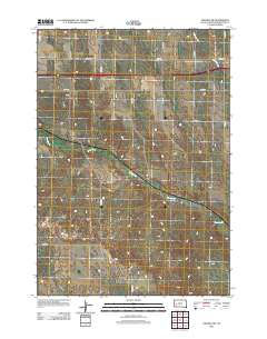 Owanka SW 2012 topographic map thumbnail