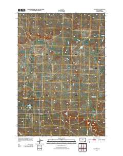 Maurine 2012 topographic map thumbnail