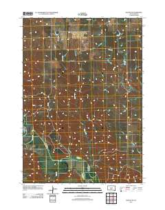 Okaton SE 2012 topographic map thumbnail