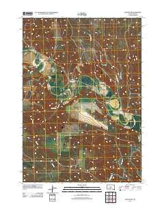 Okaton SW 2012 topographic map thumbnail
