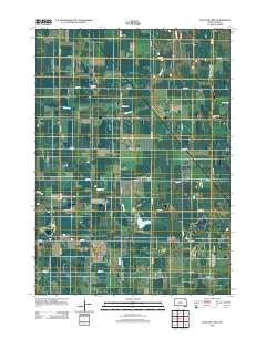 Kloucek Lake 2012 topographic map thumbnail