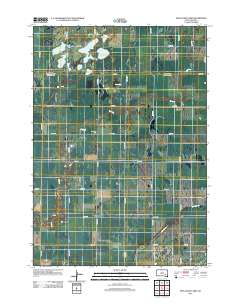 Ness Chain Lakes 2012 topographic map thumbnail