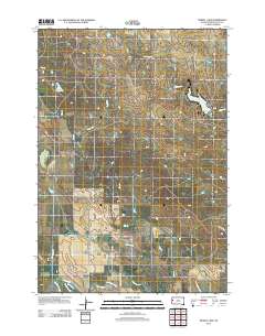 Newell Lake 2012 topographic map thumbnail