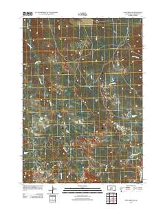 Pass Creek NE 2012 topographic map thumbnail