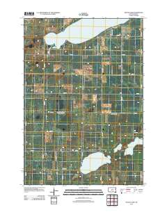 Pelican Lake 2012 topographic map thumbnail