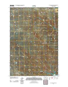 Patch Skin Buttes 2012 topographic map thumbnail