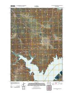 Patch Skin Buttes SW 2012 topographic map thumbnail