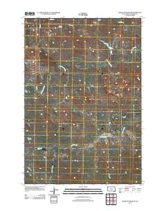 Sheep Pen Draw SW 2012 topographic map thumbnail
