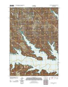 Rousseau Creek 2012 topographic map thumbnail