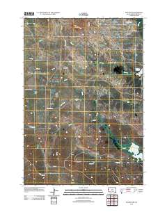 Mud Buttes 2012 topographic map thumbnail