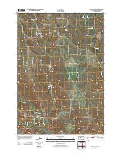 Red Scaffold 2012 topographic map thumbnail