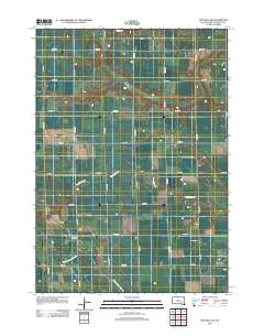 Mitchell SW 2012 topographic map thumbnail