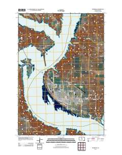 Mobridge 2012 topographic map thumbnail