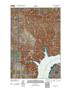 Mobridge NW 2012 topographic map thumbnail