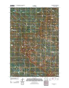 Pine Spring 2012 topographic map thumbnail