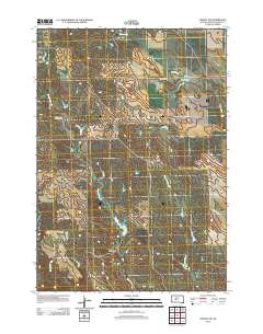 Powell NW 2012 topographic map thumbnail