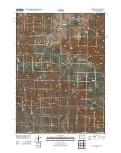 Slim Butte SW 2012 topographic map thumbnail