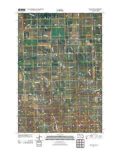 Skull Butte 2012 topographic map thumbnail