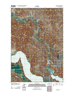 Wakpala 2012 topographic map thumbnail