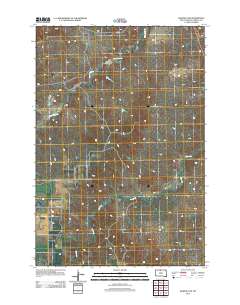 Wakpala SW 2012 topographic map thumbnail