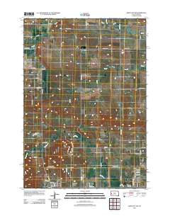 Rapid City NW 2012 topographic map thumbnail