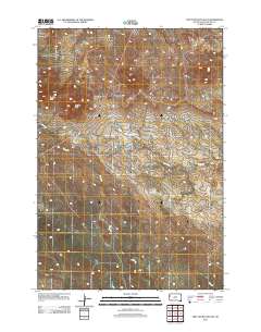 Two Top Butte East 2012 topographic map thumbnail