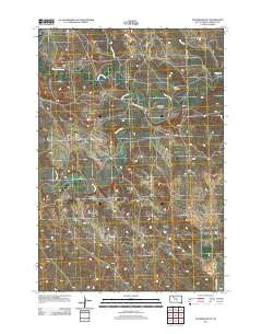 Thunder Butte 2012 topographic map thumbnail