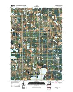 Swan Lake 2012 topographic map thumbnail