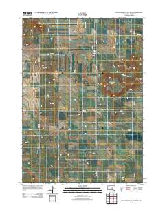 Rattlesnake Butte West 2012 topographic map thumbnail