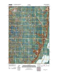 Rosholt 2012 topographic map thumbnail