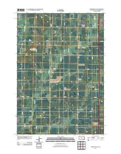 Brookings NE 2012 topographic map thumbnail