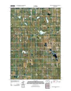 Bowdle-Hosmer Lake 2012 topographic map thumbnail