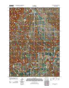 Buffalo Gap 2012 topographic map thumbnail