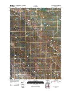 Bull Creek Butte 2012 topographic map thumbnail