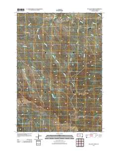 Bull Run Creek 2012 topographic map thumbnail