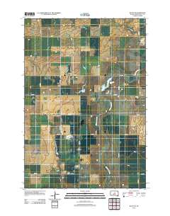 Blunt NE 2012 topographic map thumbnail