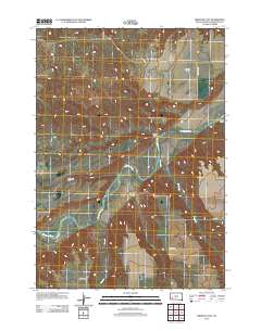 Brennan Flat 2012 topographic map thumbnail