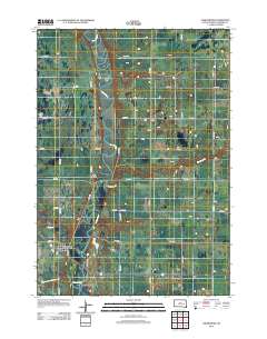 Forestburg 2012 topographic map thumbnail