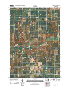Estelline NE 2012 topographic map thumbnail