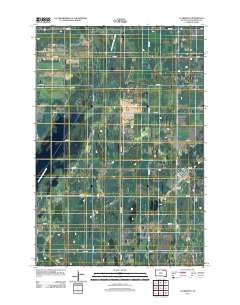 Claremont 2012 topographic map thumbnail