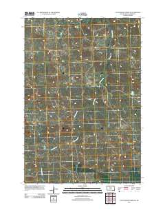 Cottonwood Creek SE 2012 topographic map thumbnail