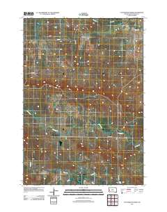 Cottonwood Draw 2012 topographic map thumbnail