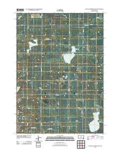 Buffalo Trading Post 2012 topographic map thumbnail