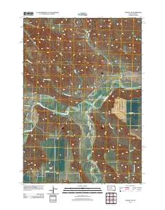Dalzell NE 2012 topographic map thumbnail
