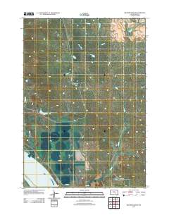 Big Bend Dam SE 2012 topographic map thumbnail