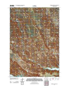 Herbert Creek SE 2012 topographic map thumbnail
