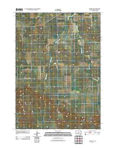 Okreek SE 2012 topographic map thumbnail